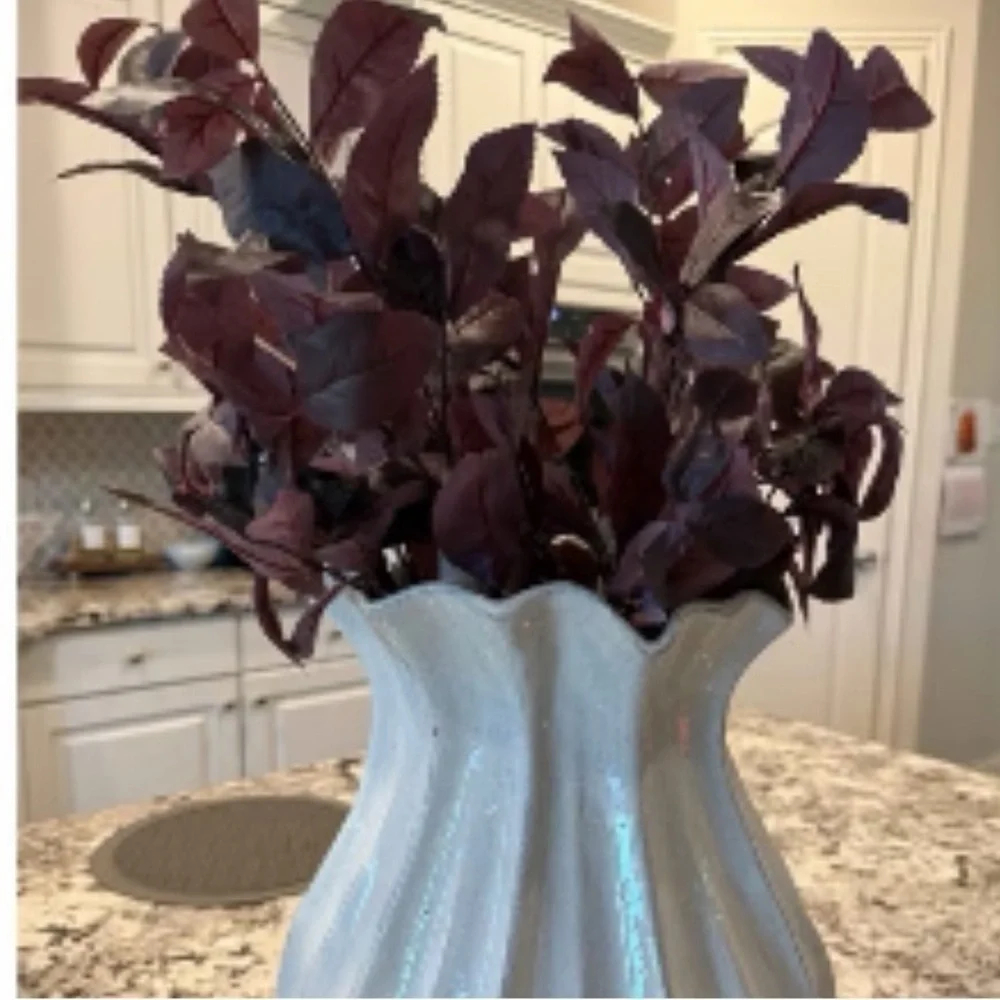 NWT (Set of 3) Artificial Black Plum Leaf Stem 25” - Hearth & Hand with Magnolia